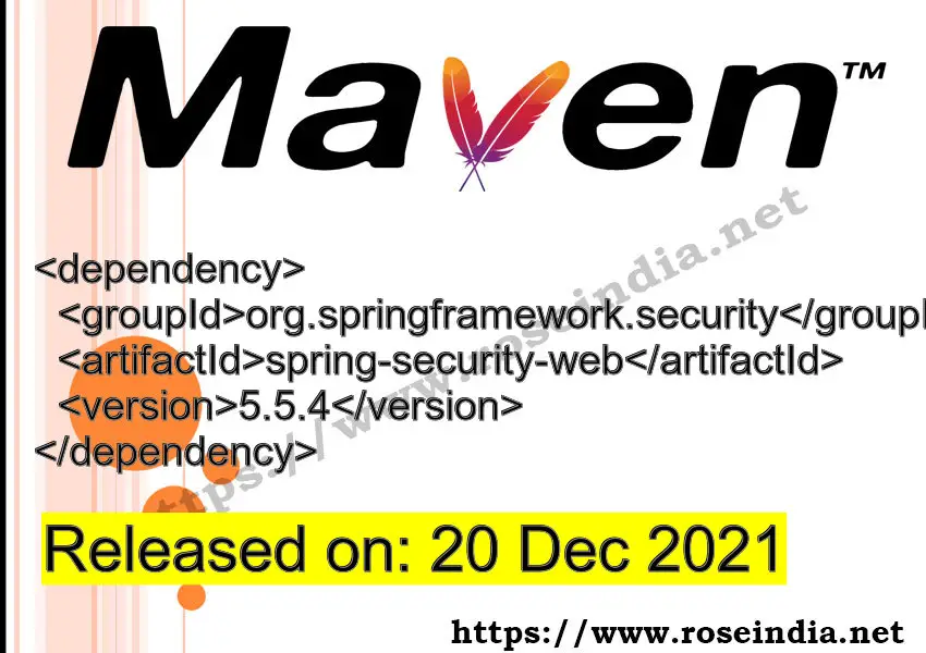 Maven Dependency release