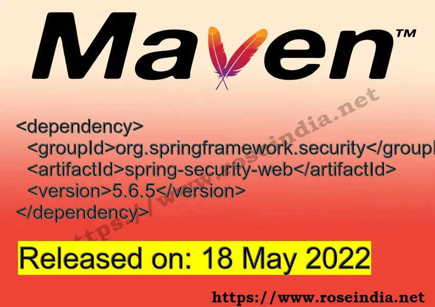 Maven Dependency release