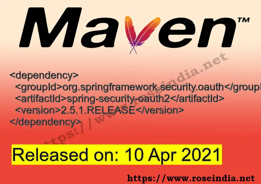 Maven Dependency release