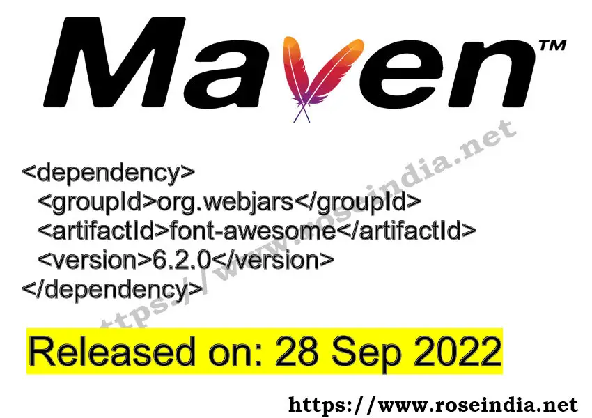 Maven Dependency release