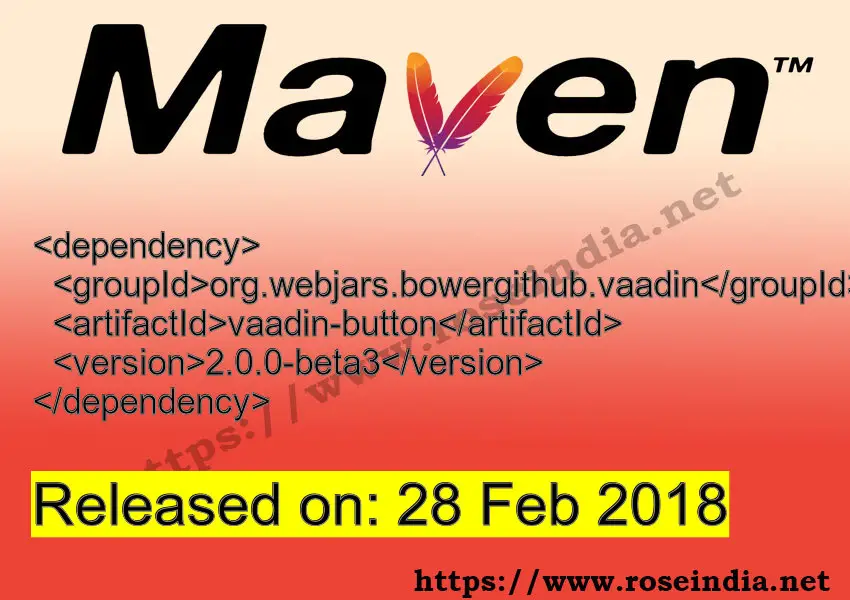 Maven Dependency release