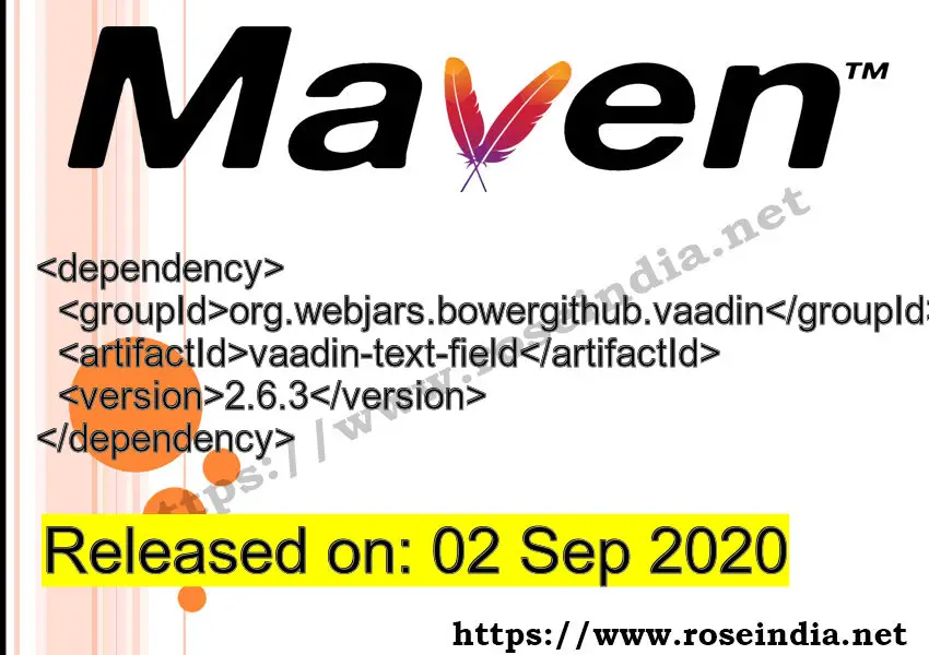 Maven Dependency release