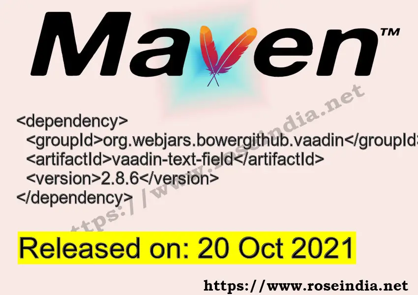 Maven Dependency release