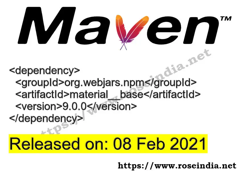 Maven Dependency release