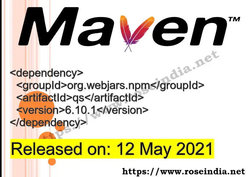 Maven Dependency release