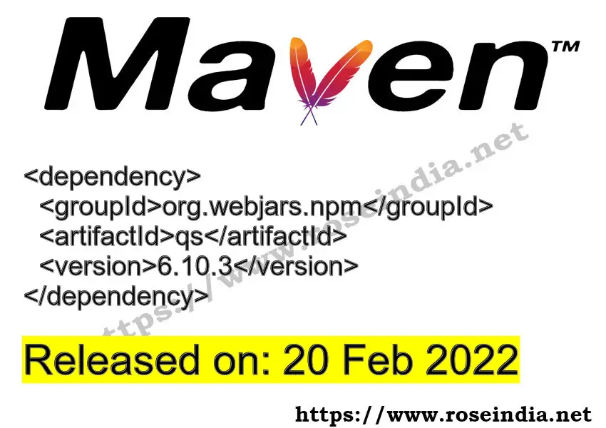 Maven Dependency release