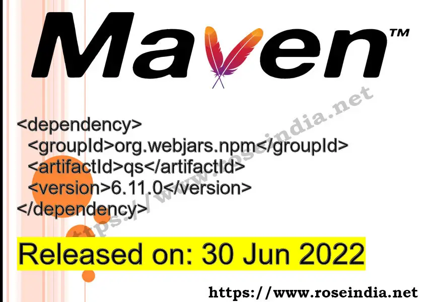 Maven Dependency release