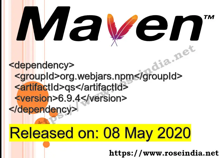 Maven Dependency release