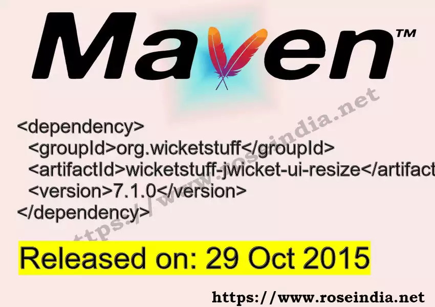 Maven dependency for  GROUP_ID - ARTIFACT_ID version VERSION_ID is released. Learn to use  ARTIFACT_ID version VERSION_ID in Maven based Java projects