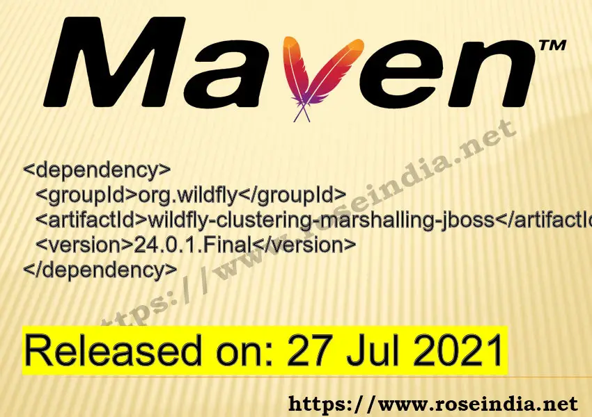 Maven Dependency release