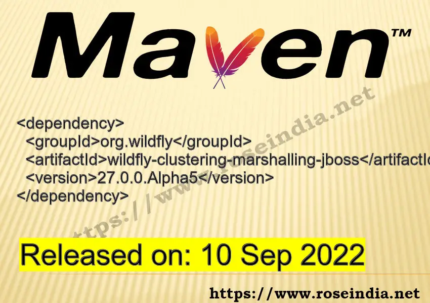 Maven Dependency release