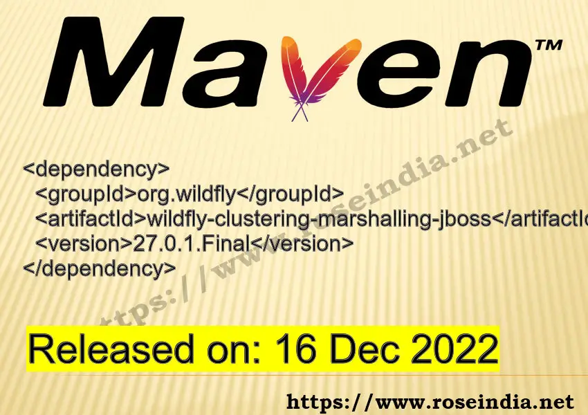 Maven Dependency release