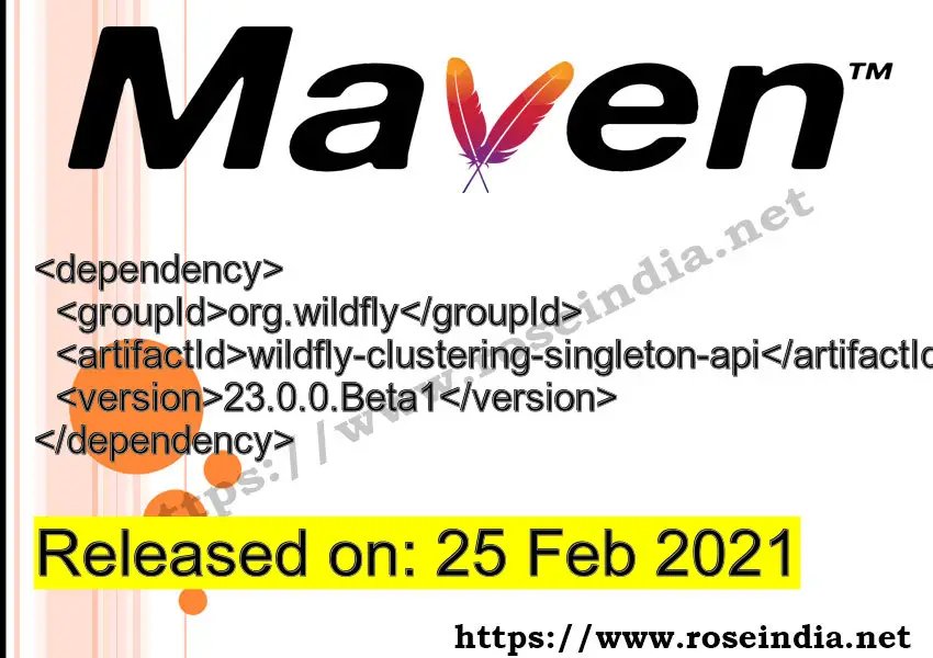 Maven Dependency release