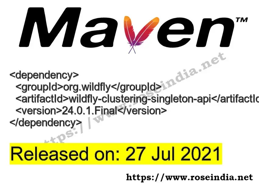 Maven Dependency release