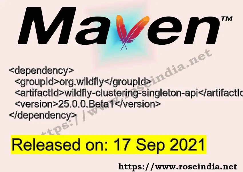 Maven Dependency release