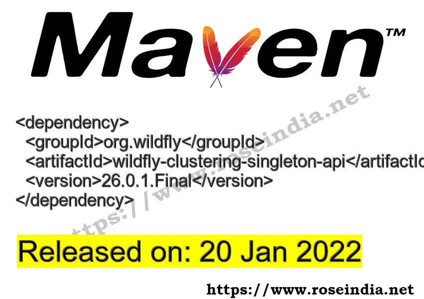 Maven Dependency release