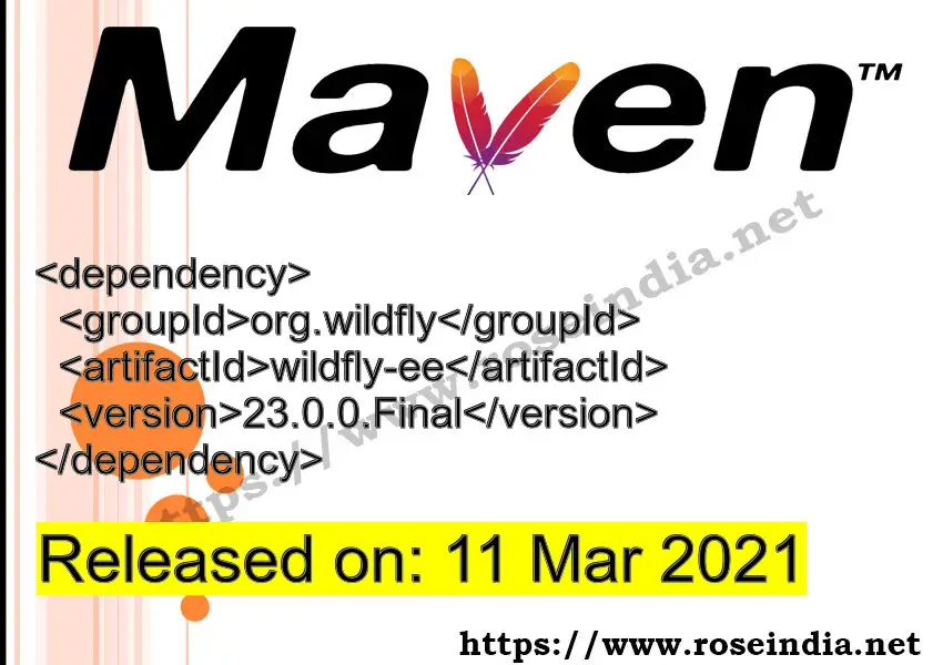 Maven Dependency release