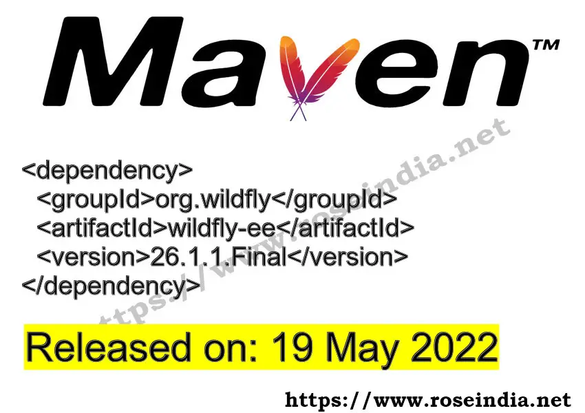 Maven Dependency release