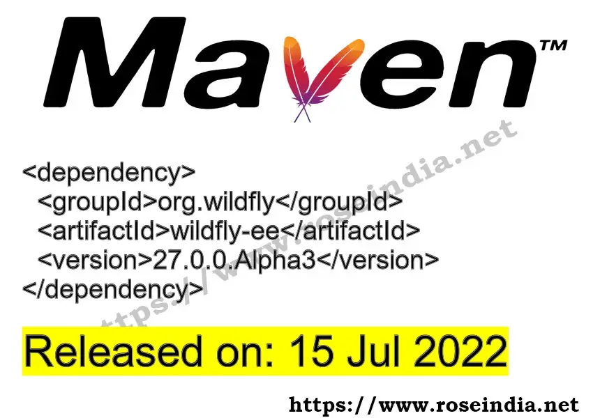 Maven Dependency release