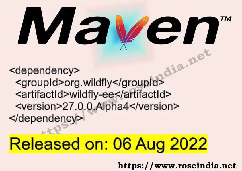 Maven Dependency release