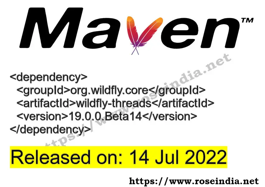 Maven Dependency release