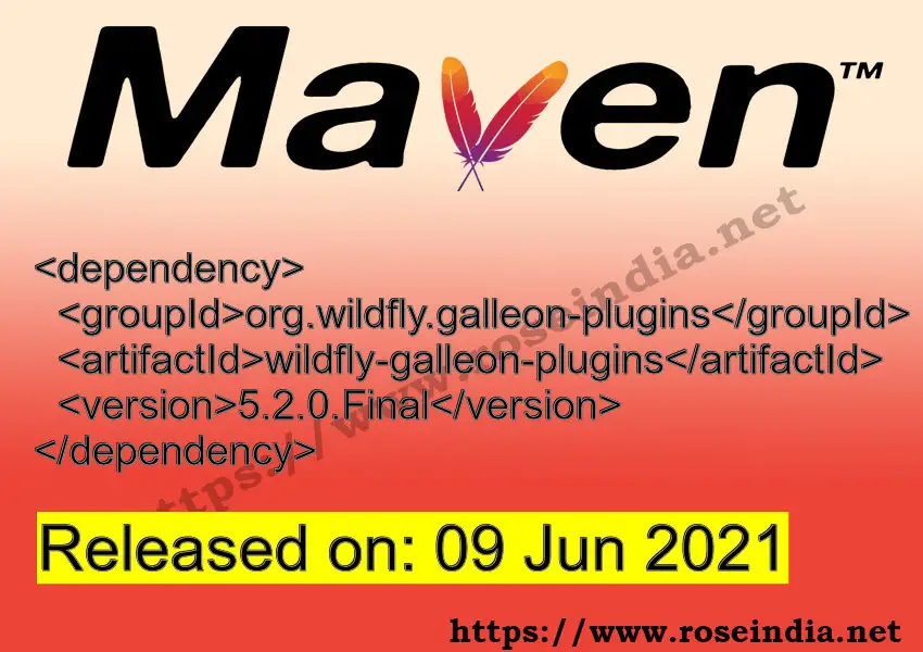 Maven Dependency release