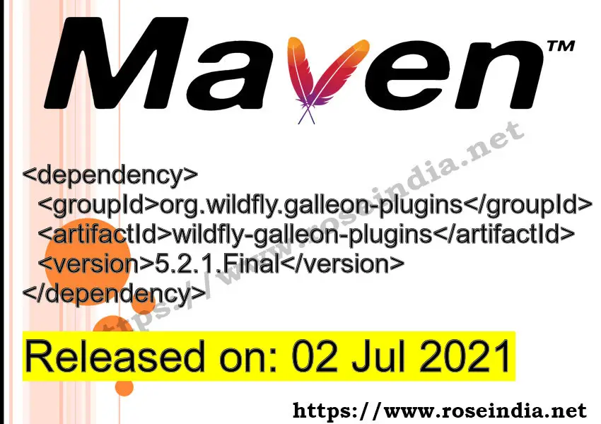 Maven Dependency release