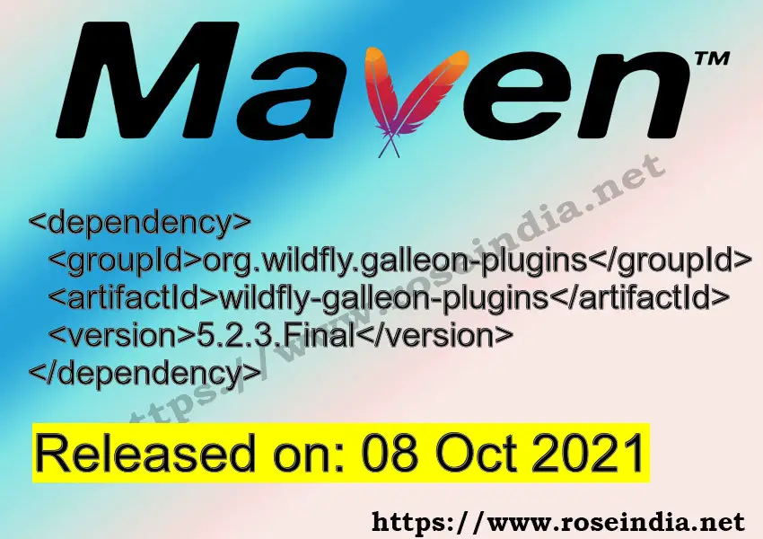 Maven Dependency release