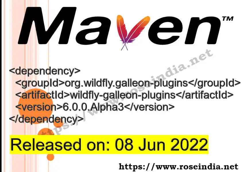 Maven Dependency release