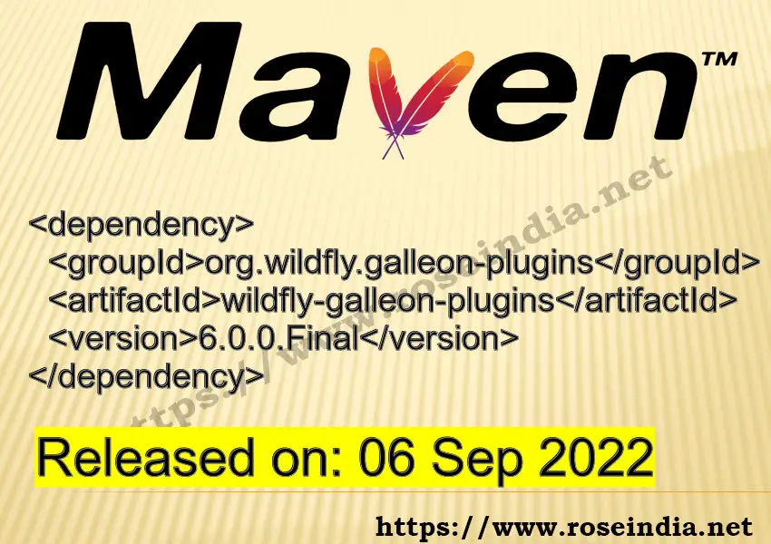 Maven Dependency release