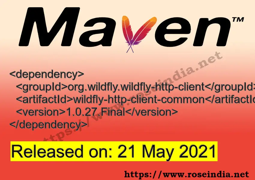 Maven Dependency release