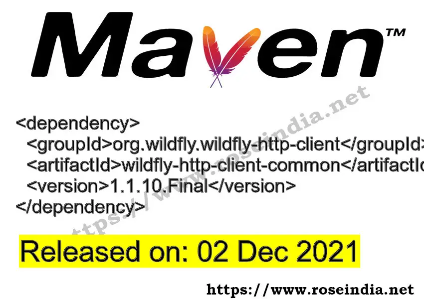 Maven Dependency release