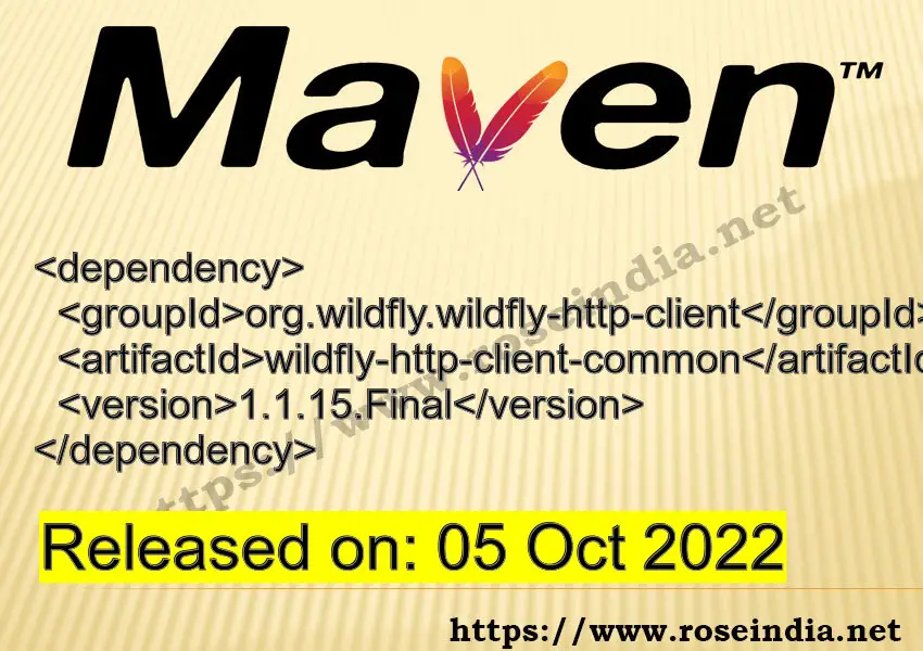 Maven Dependency release