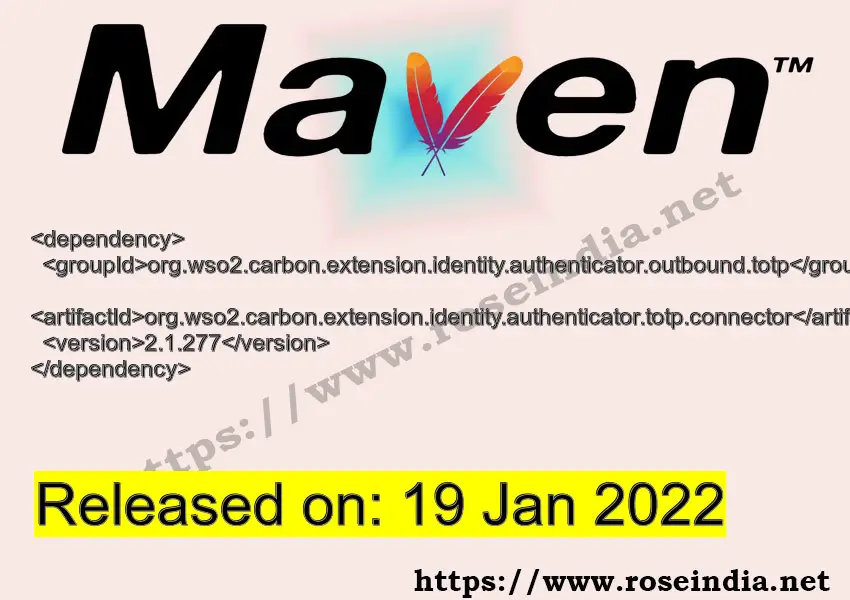 Maven Dependency release