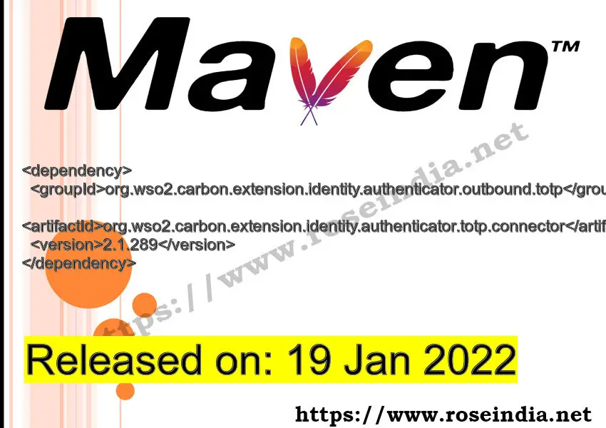 Maven Dependency release