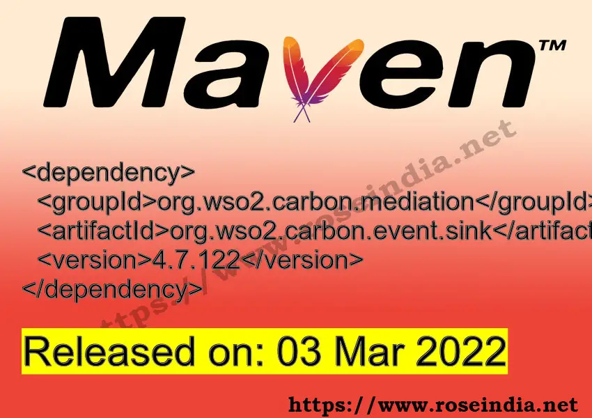 Maven Dependency release