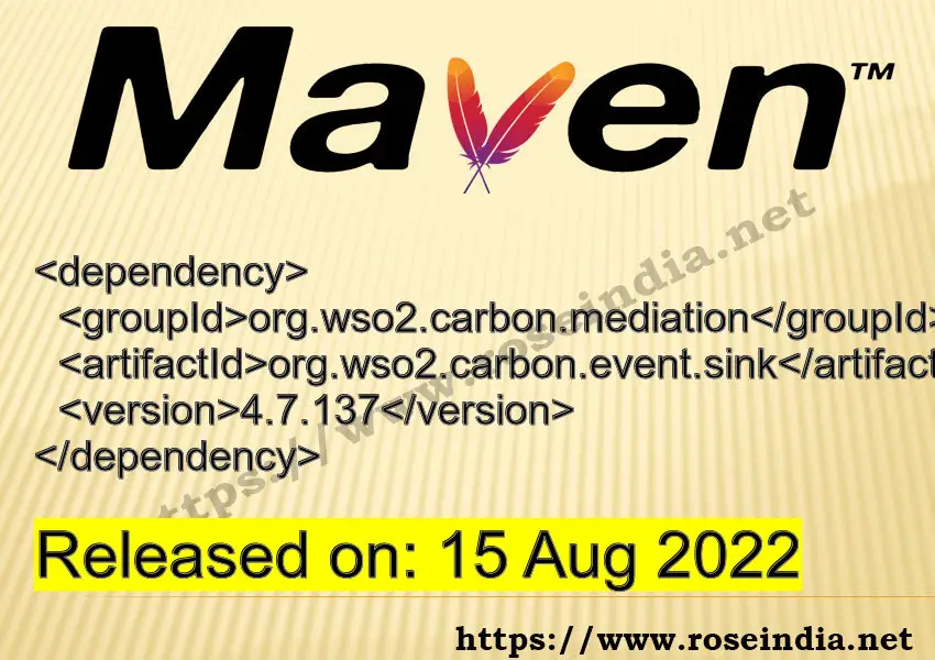 Maven Dependency release