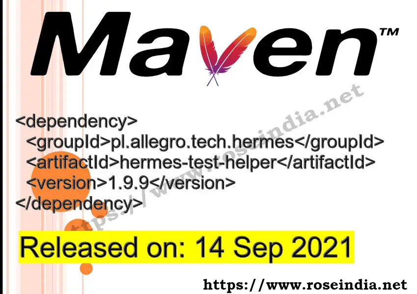 Maven Dependency release