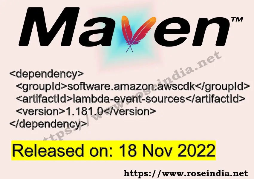 Maven Dependency release