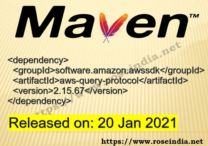 Maven Dependency release