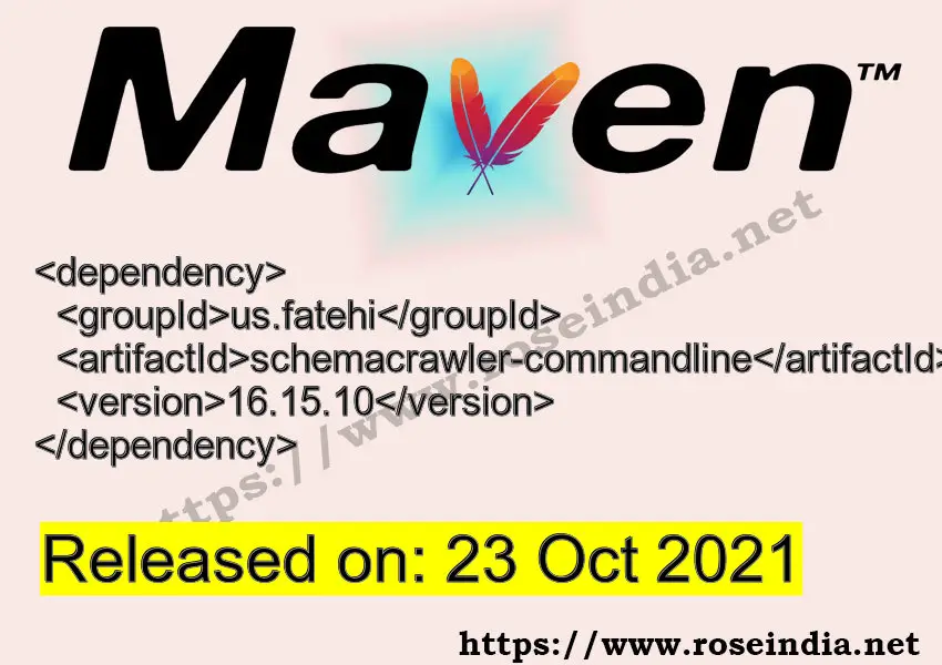 Maven Dependency release