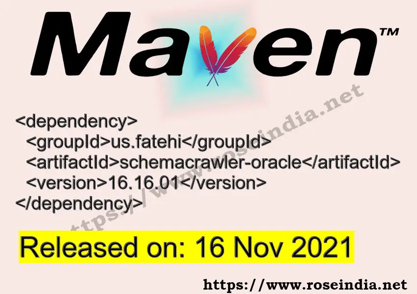 Maven Dependency release