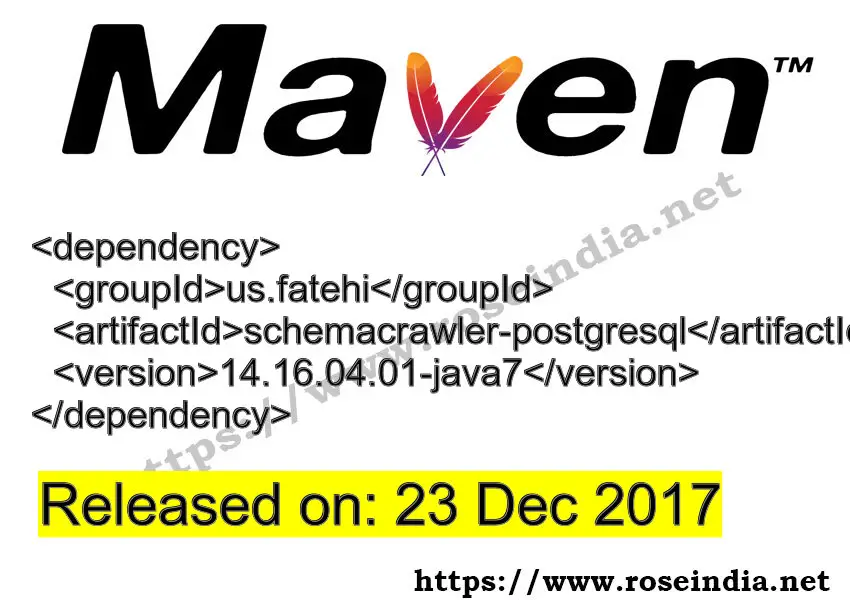 Maven Dependency release