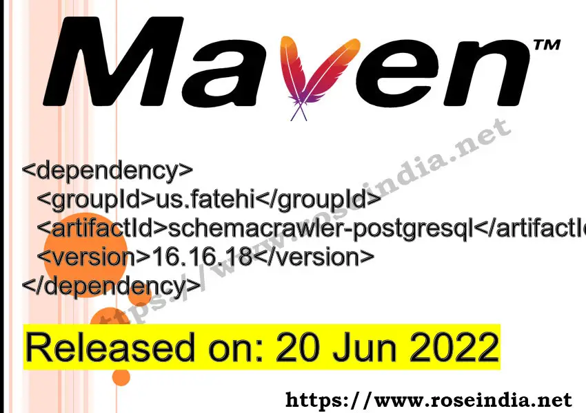 Maven Dependency release