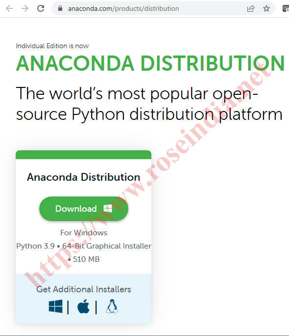 download anaconda python for linux link