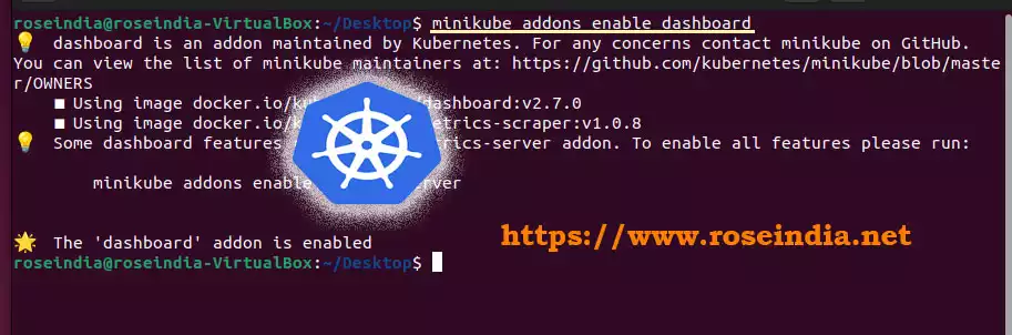 Installing Minikube Dashboard