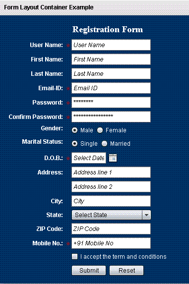 Form Layout Container in Flex4