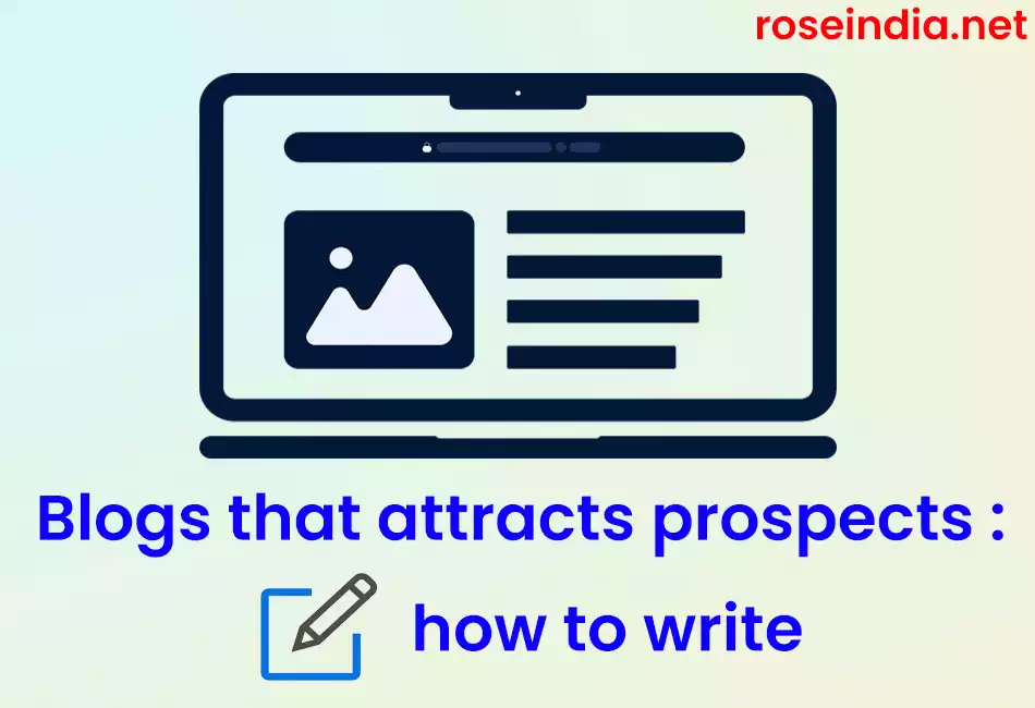 Blogs that attracts prospects: how to write