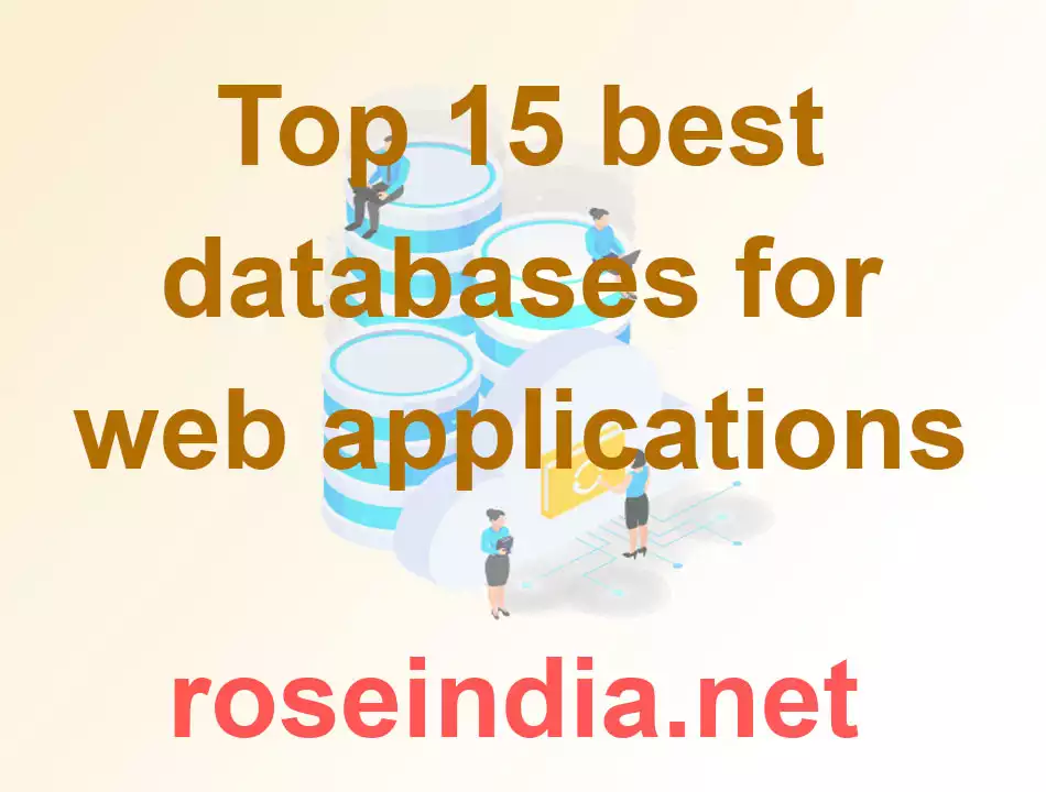 Top 15 best databases for web applications