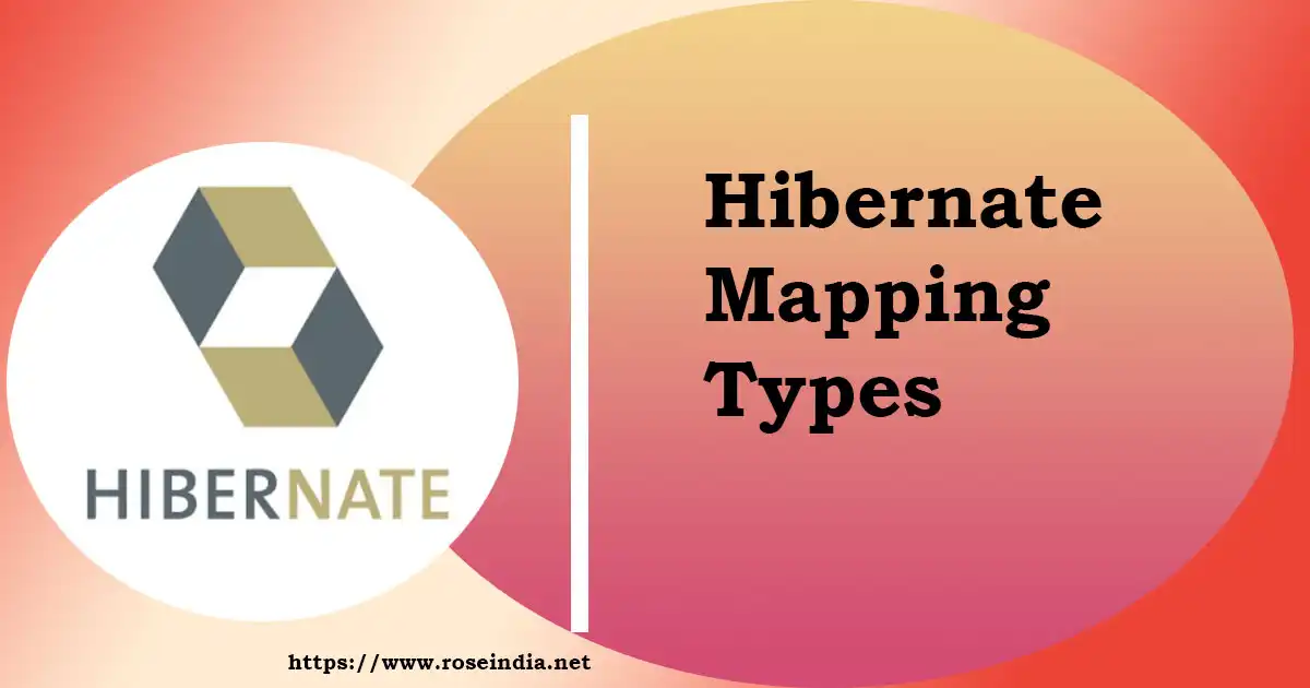 Hibernate Mapping Types